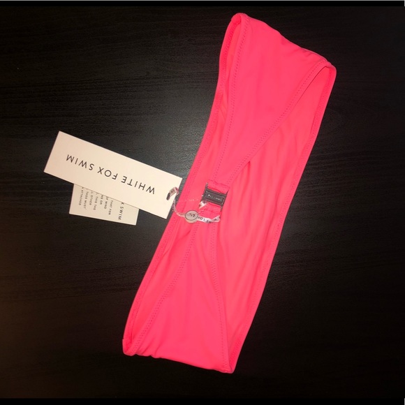 Brand New Strapless Pink Neon Pink Bikini Top - Picture 5 of 5